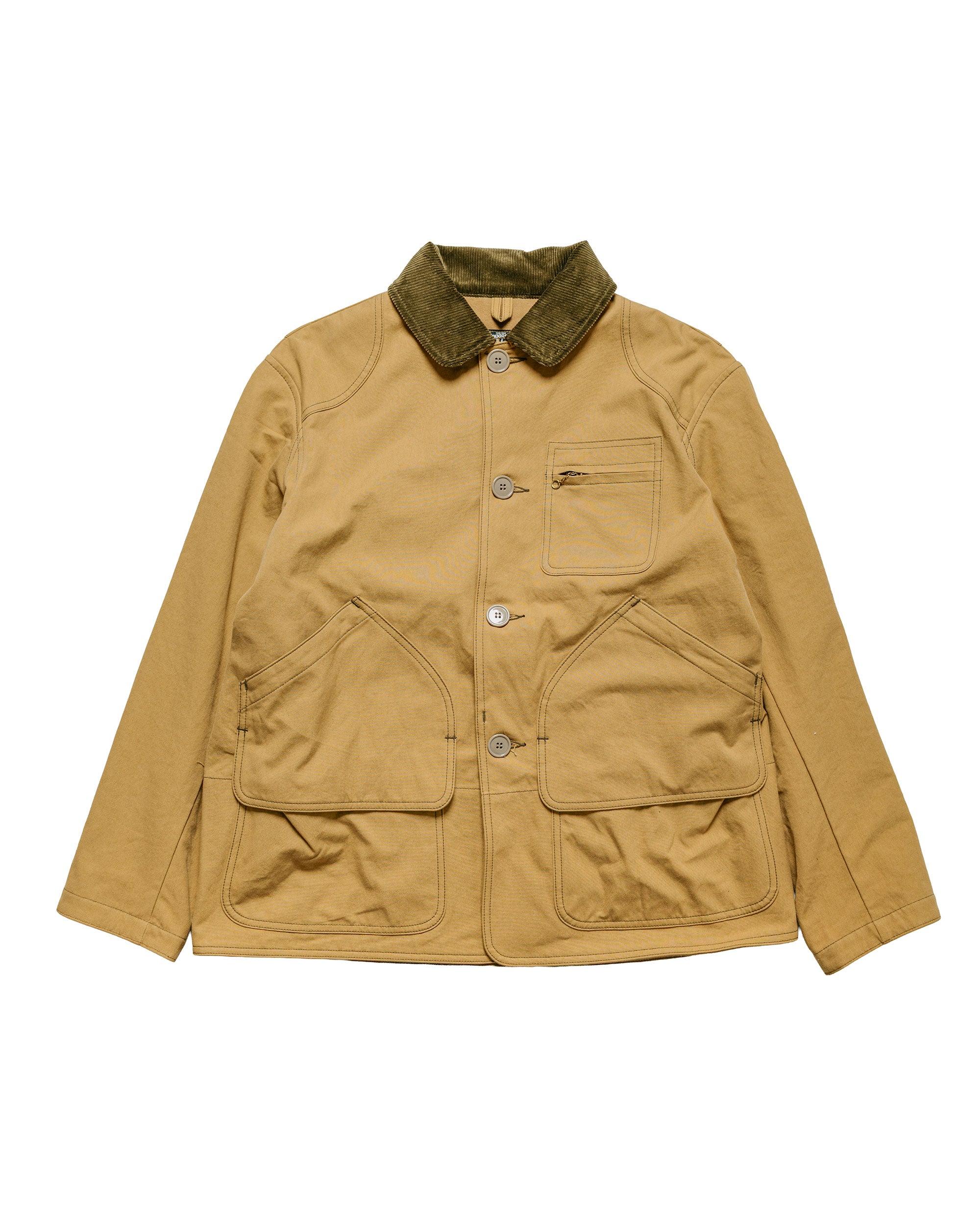 MJ25123 Cotton Canvas Barn Coat Brown