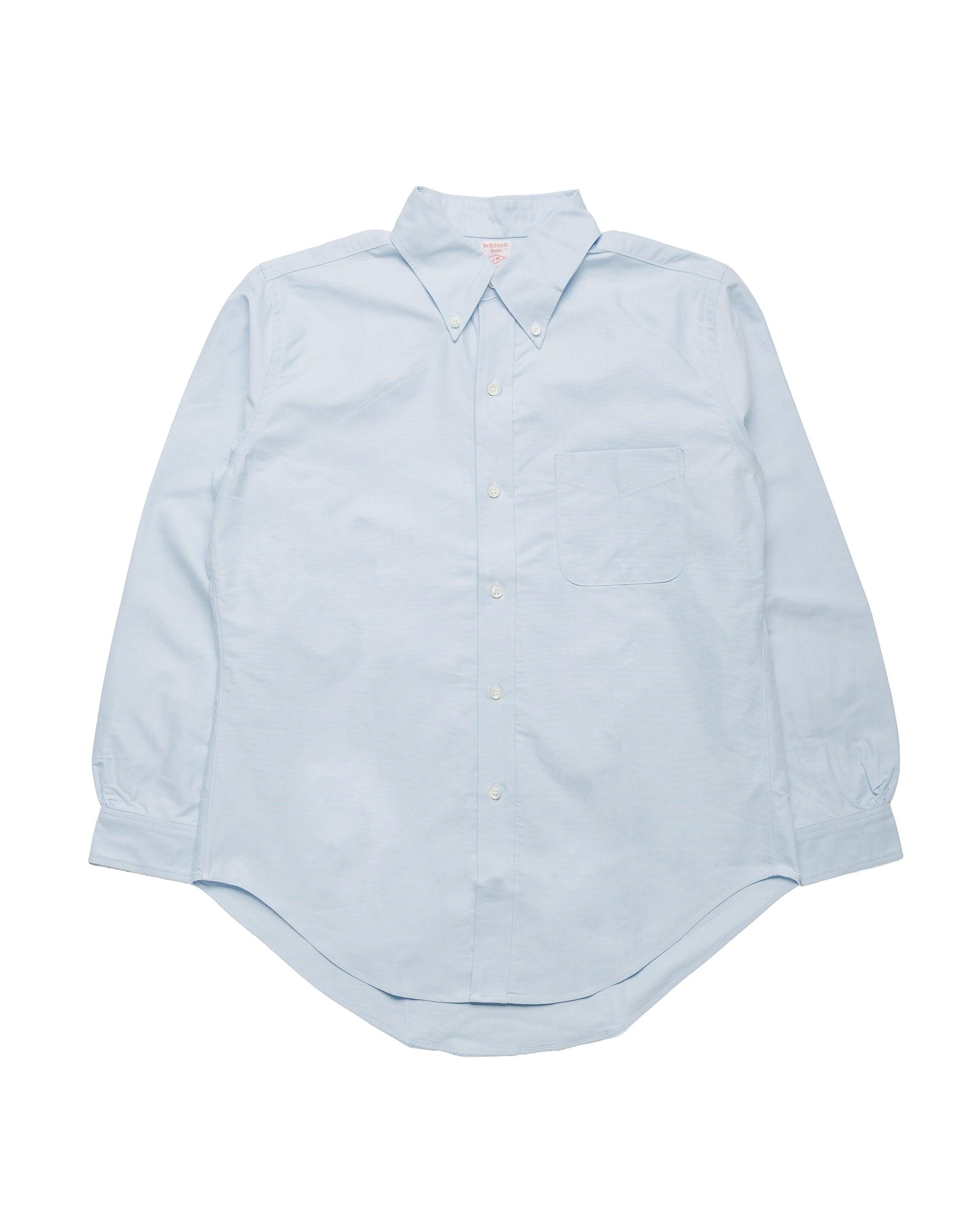 MS26001 Joe McCoy Button Down Shirt Chambray Light Blue