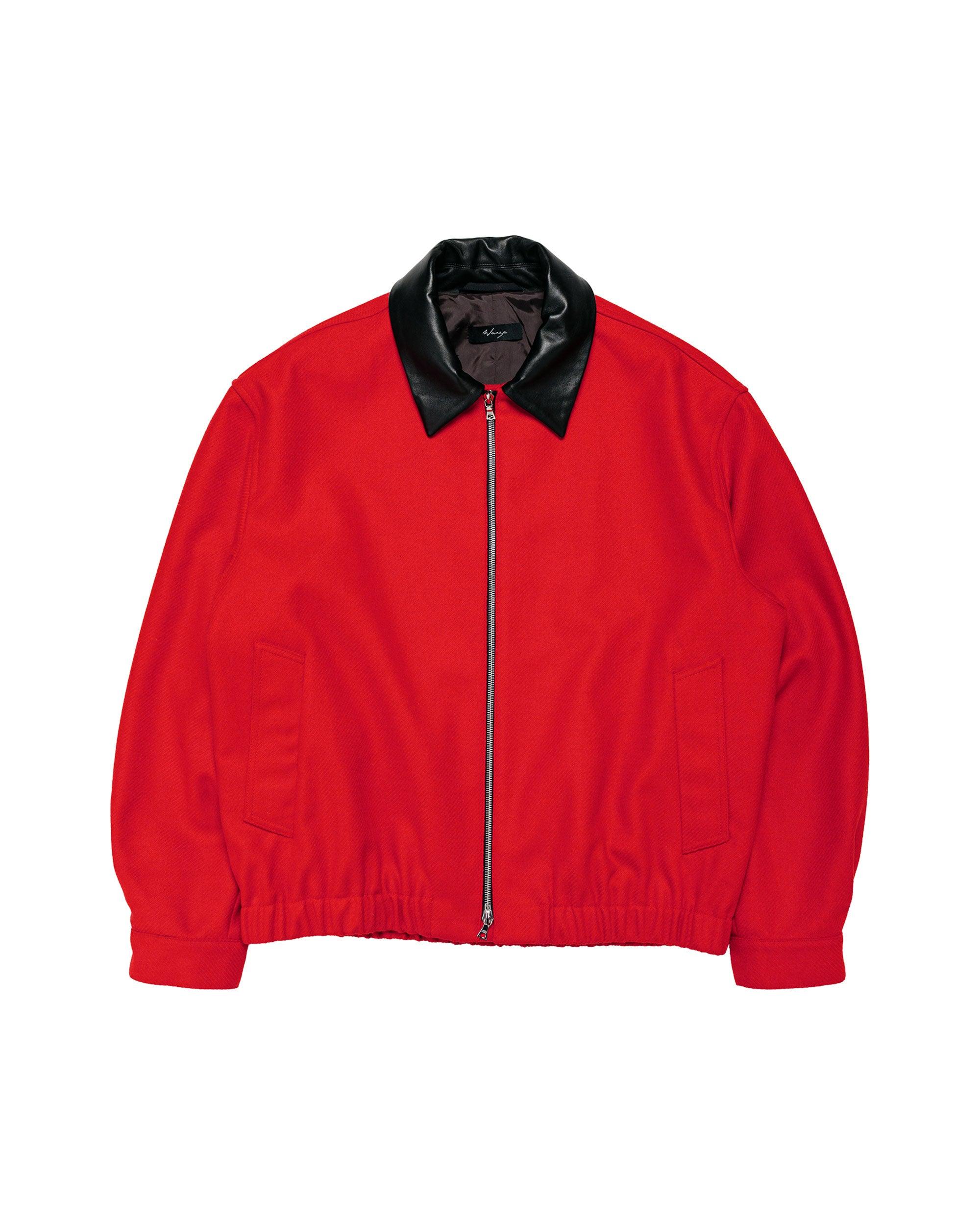 Harrington Jacket Wool Serge Red