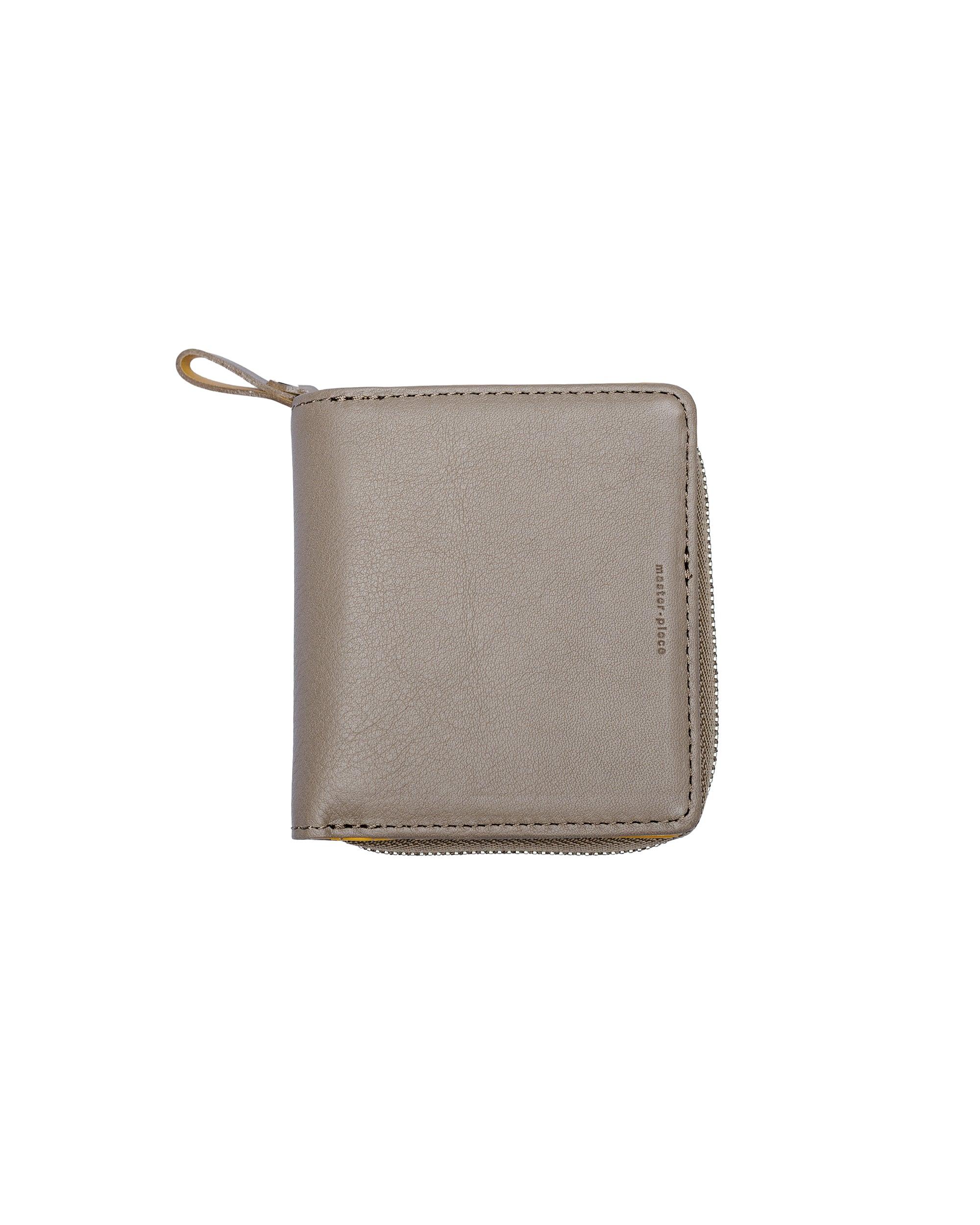 Refine Round Zipper Wallet Grey