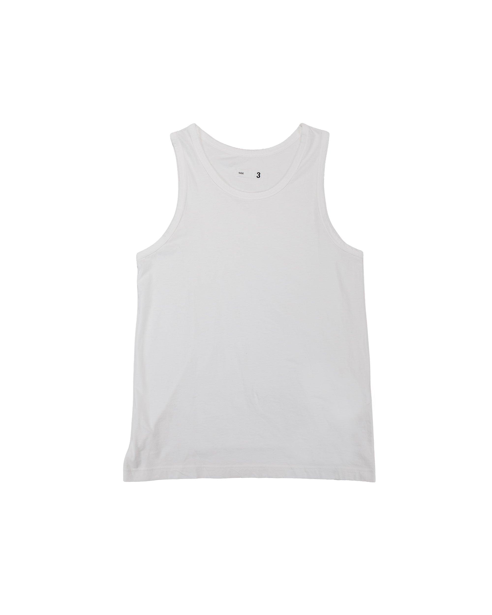 Tank Top High Gauge Cotton Jersey Off White