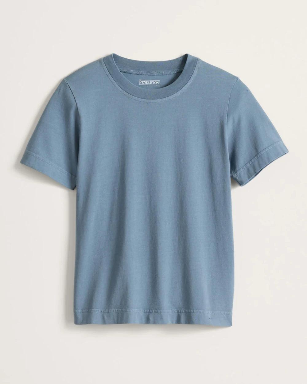 Women's Deschutes Tee Stormy Blue - TB360-87470