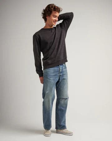 Men's Recycled Fleece Sweatshirt/Mineral Black