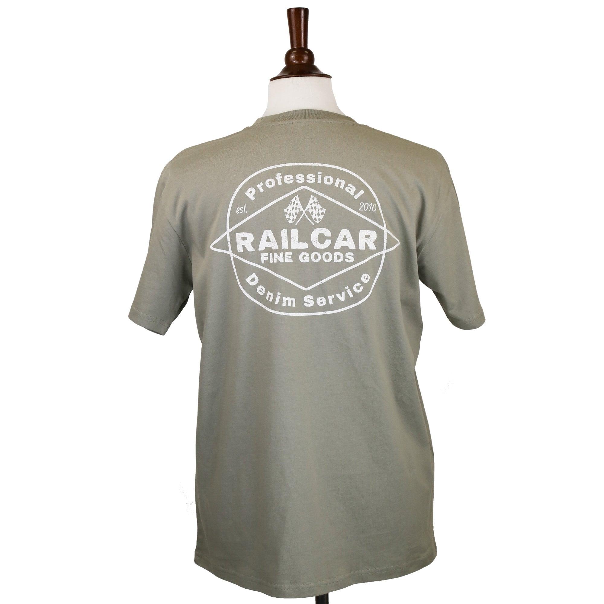 Professional Denim Service Sage Green Tee Shirt