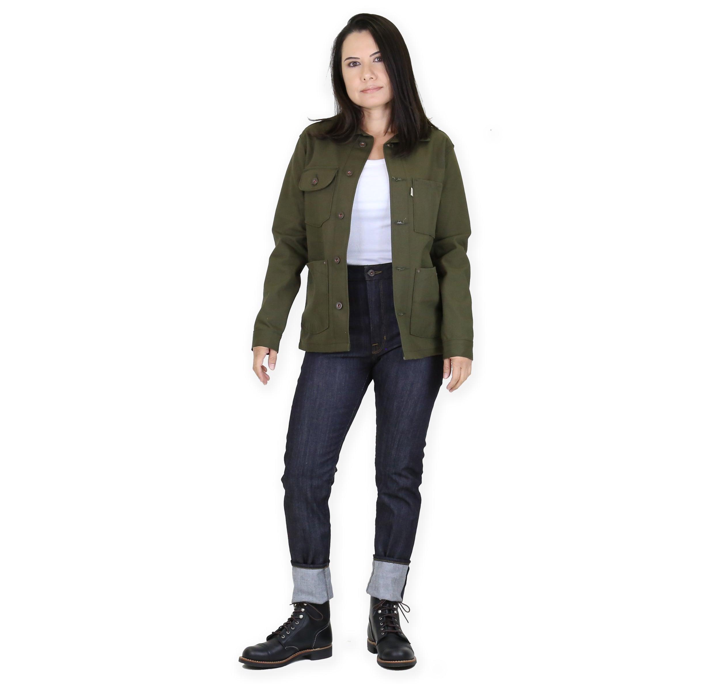 Women's Chore Coat 12oz Seaweed