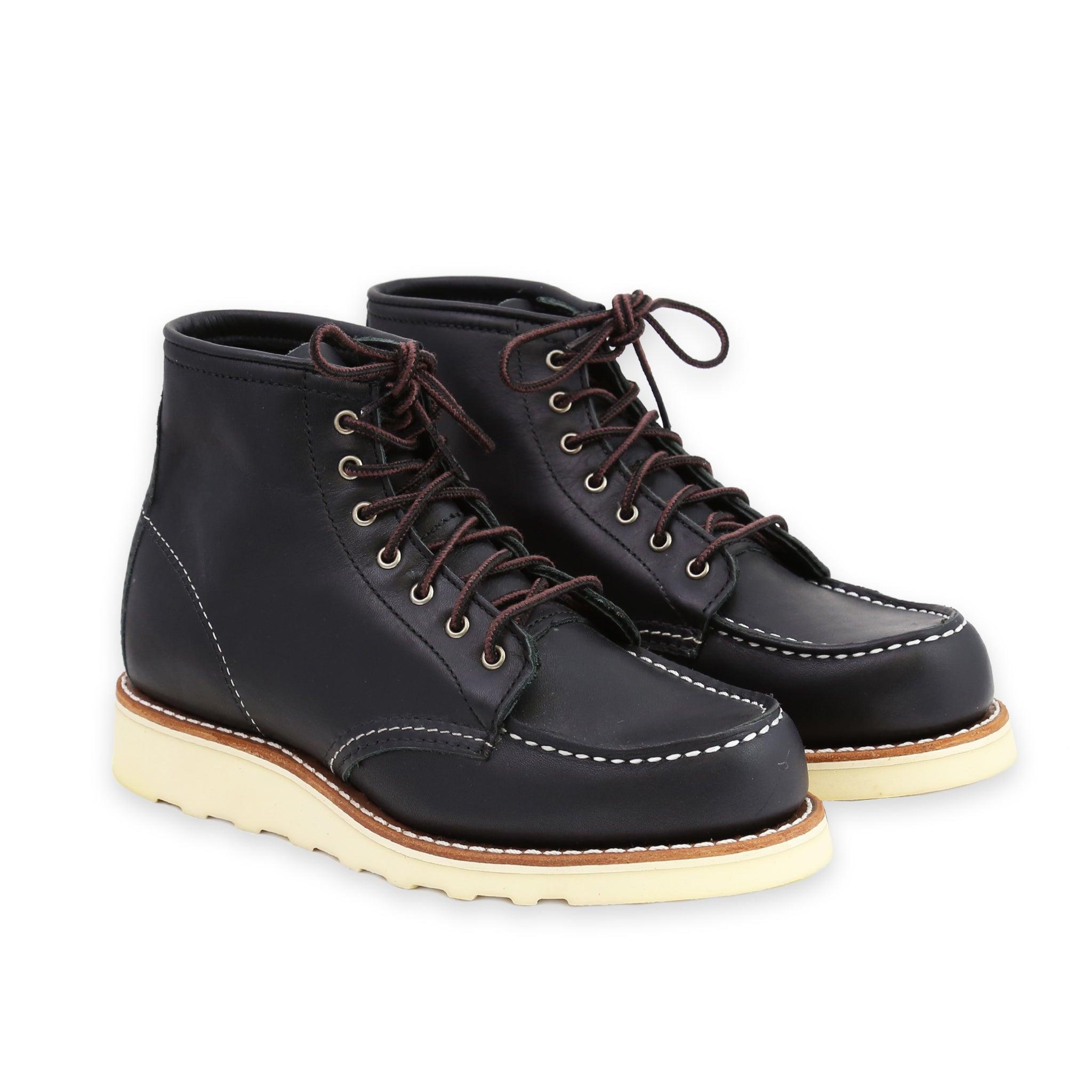RED WING WOMEN'S CLASSIC MOC TOE BLACK