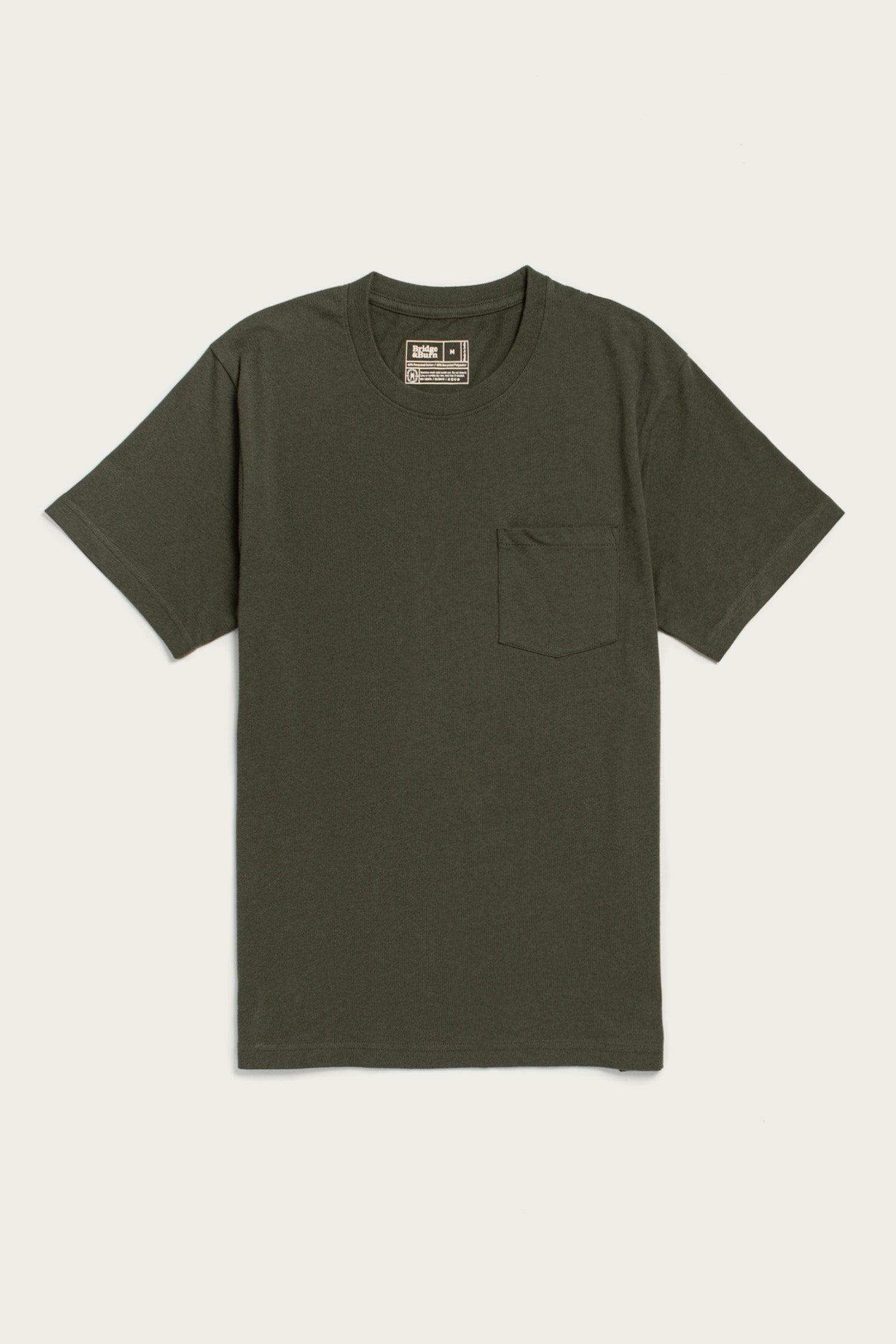 Recycled Pocket Tee / Olive