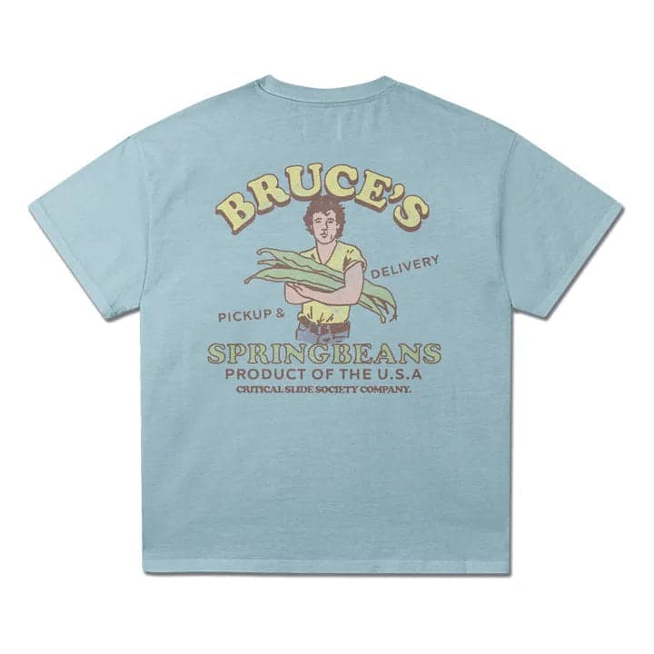 Spring Beans Tee | Aquatic | Critical Slide