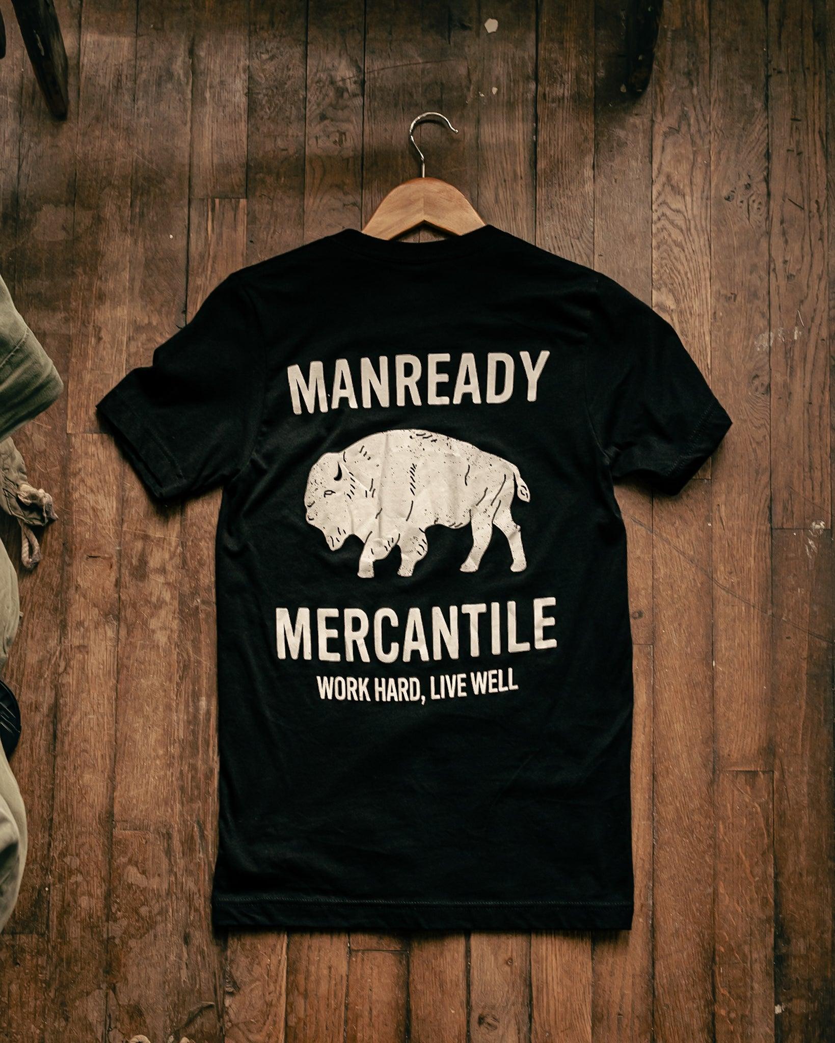 Graphic Tee | Big Bison | Black | Manready Mercantile