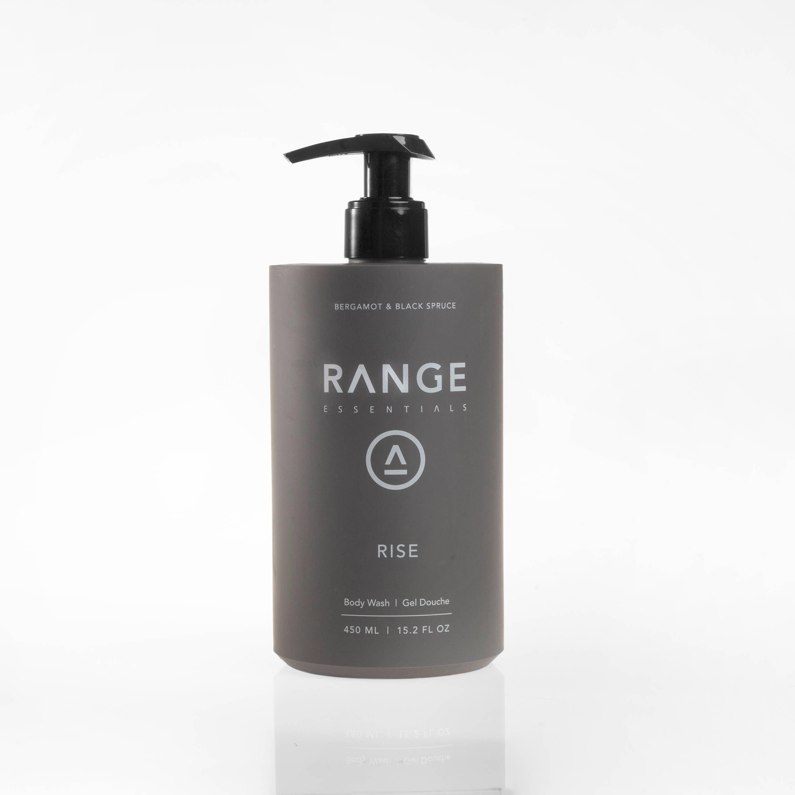 BODY WASH | RISE : Bergamot & Black Spruce | Range Essentials