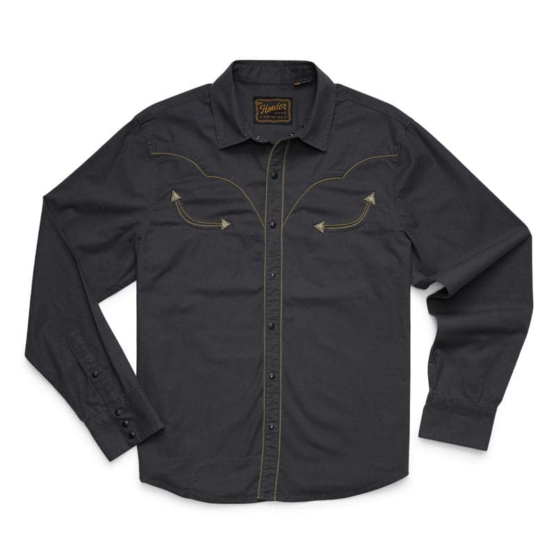 Broncbuster Longsleeve Snapshirt | Moonless Night | Howler Bros