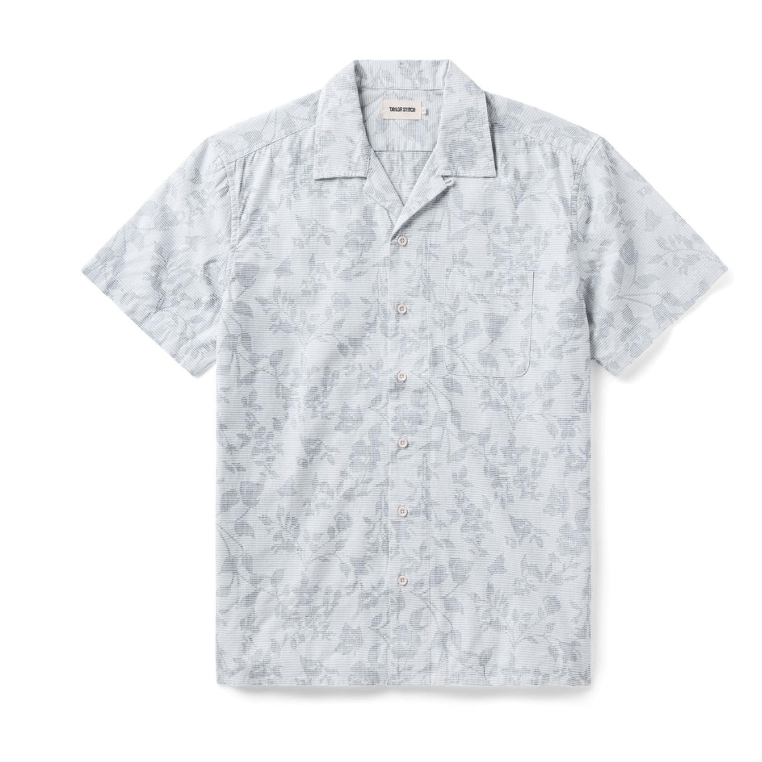The Hawthorne Shirt | Sky Blue Floral Jacquard | Taylor Stitch