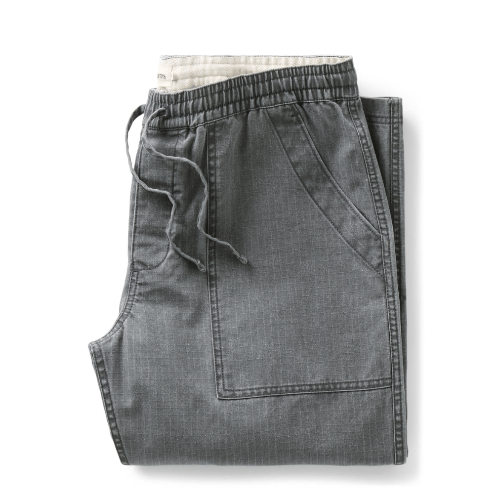 The Breakwater Pant | Dark Grey Ripstop | Taylor Stitch