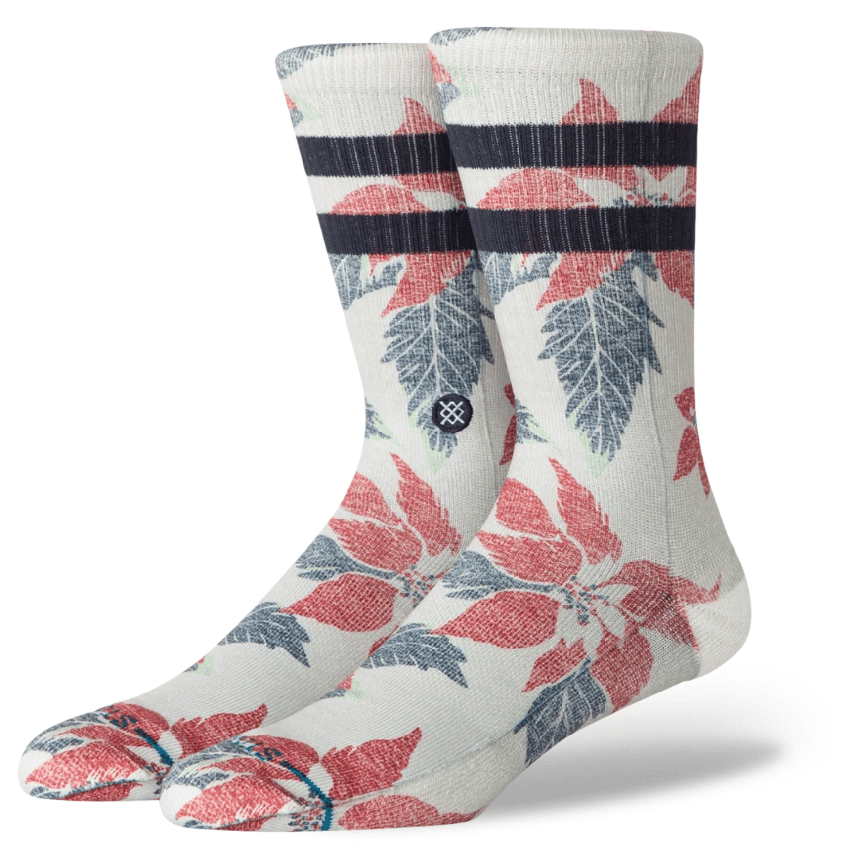 Poinsettia Paradise Crew | Grey | Stance