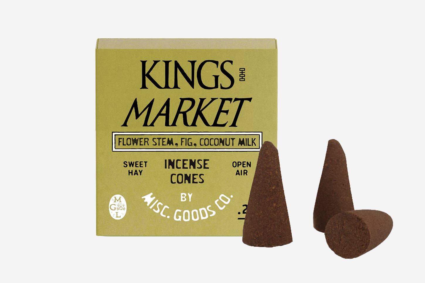 Incense Cones | Kings Market | Misc Goods Co.