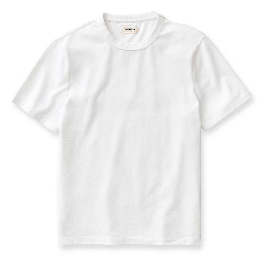 The Organic Cotton Shop Tee | Vintage White | Taylor Stitch