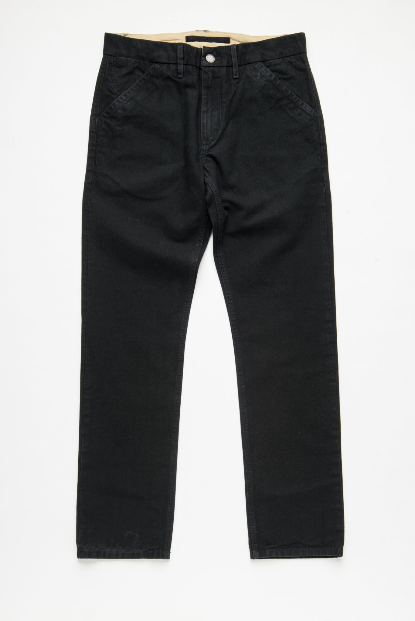 Workers Chino Slim Straight | Black | Freenote Cloth