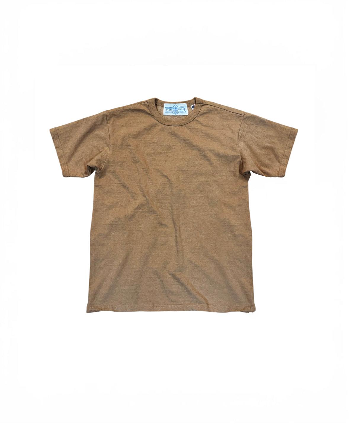 Fox Fibre organic and naturally brown colored cotton (heavyweight loop wheel (Tsuri Knit) tee)