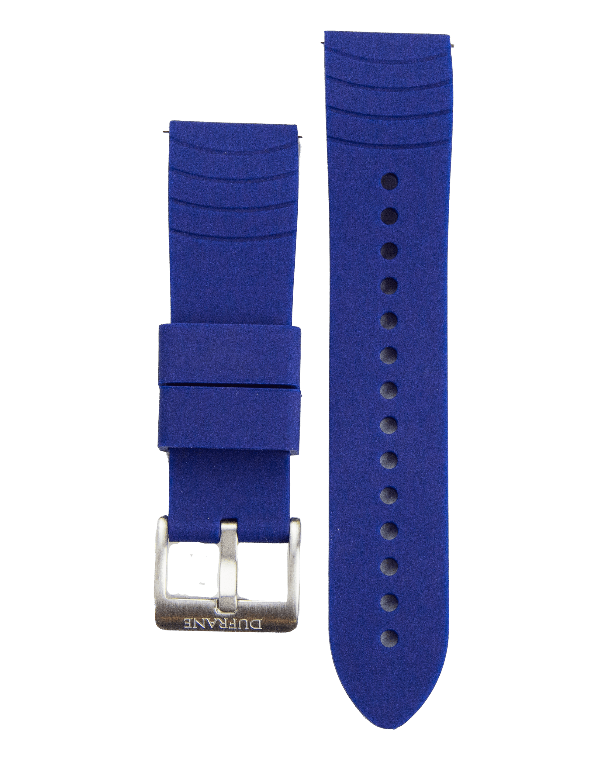 22mm Blue Silicone Straps