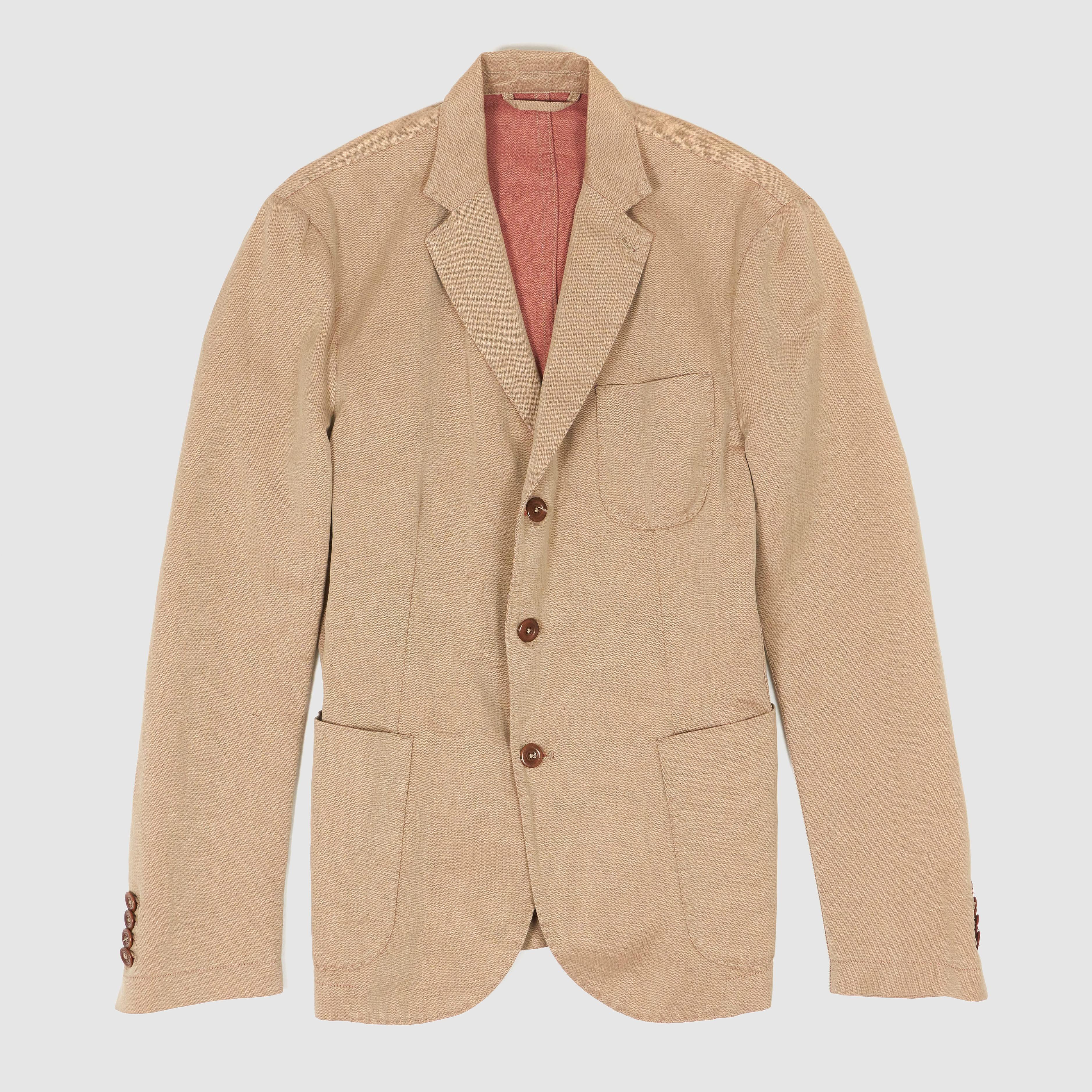 3 Button Cotton/ Linen Blazer