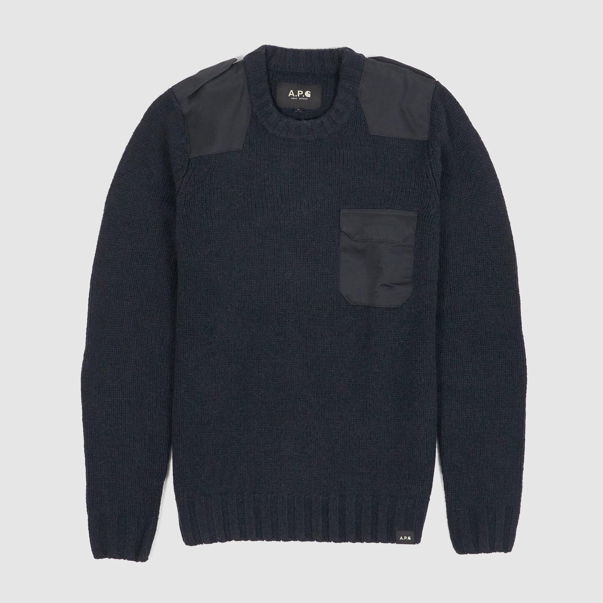 x A.P.C Commando Crew Neck Jumper Sweater