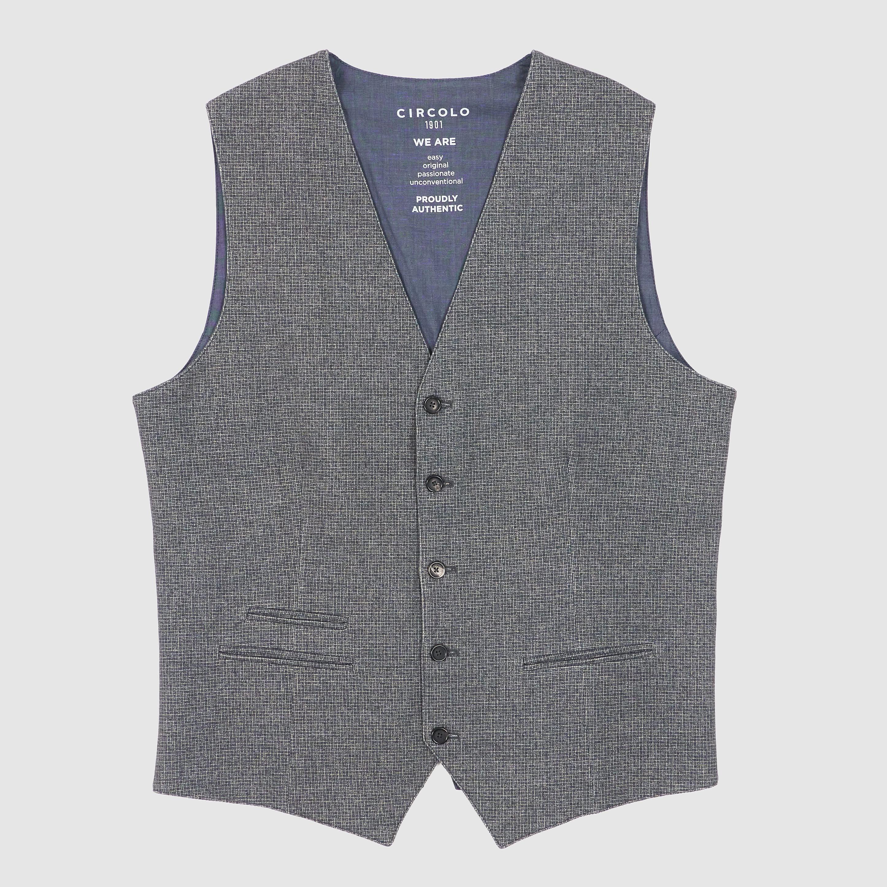 Knitted Cotton Fleece Vest