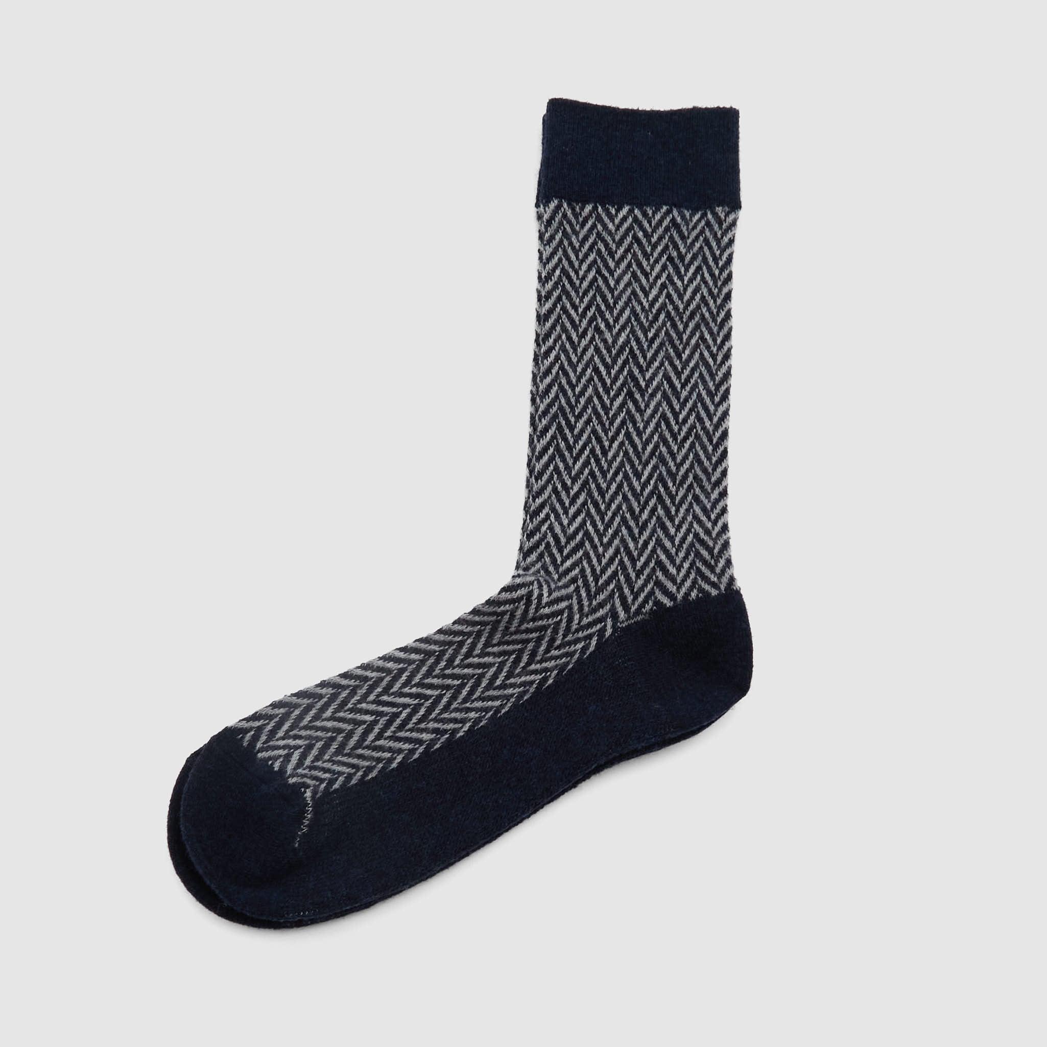 Herringbone Crew Socks