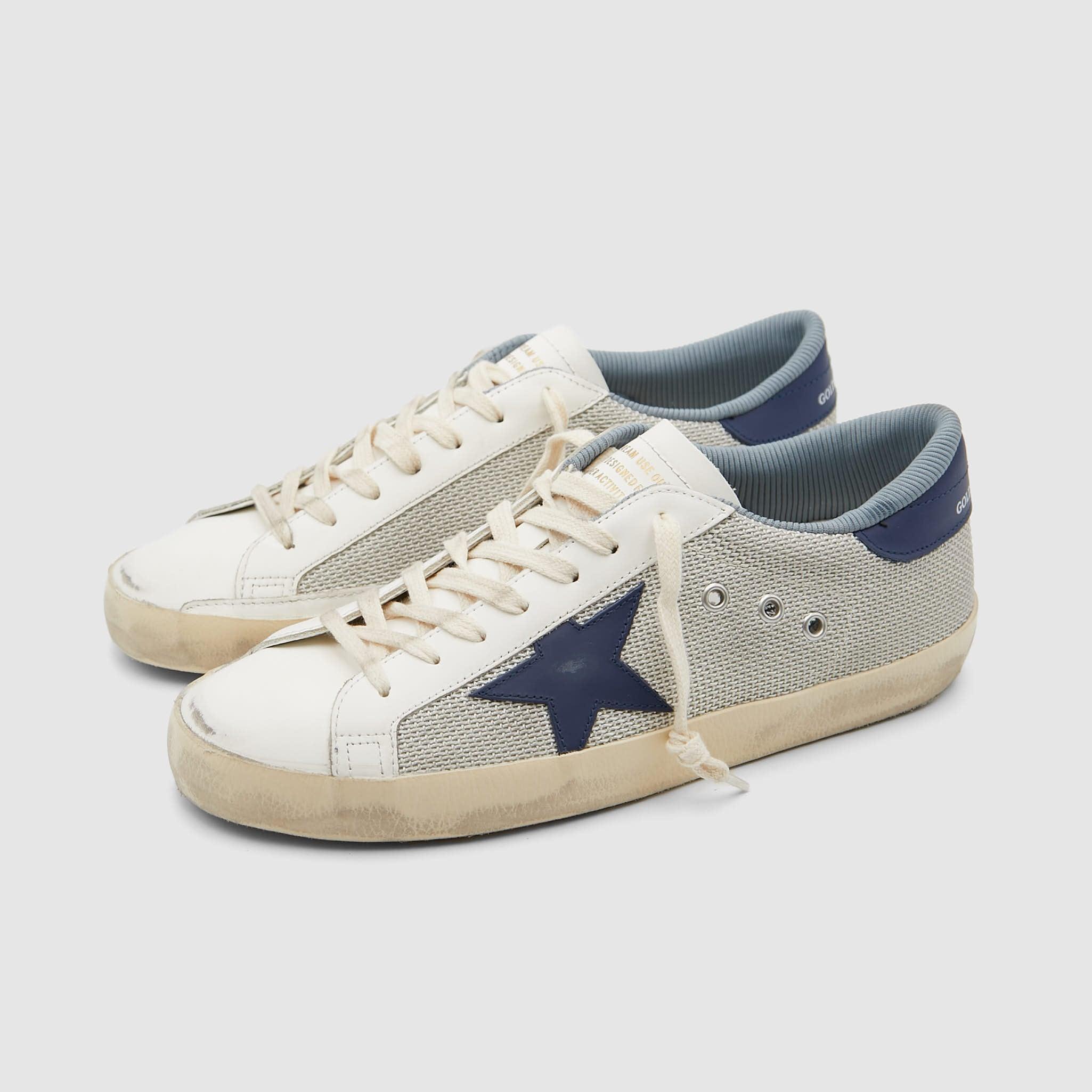 Ball Star Light Silver Blue White Sneakers