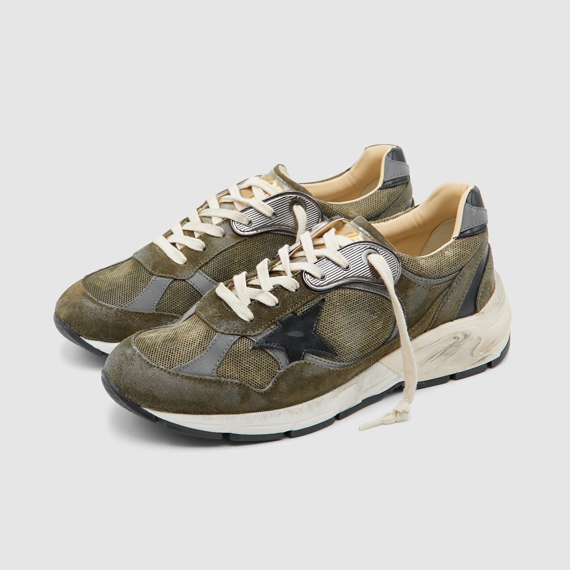 Dad-Star Running Olive Gray Black Star Sneakers