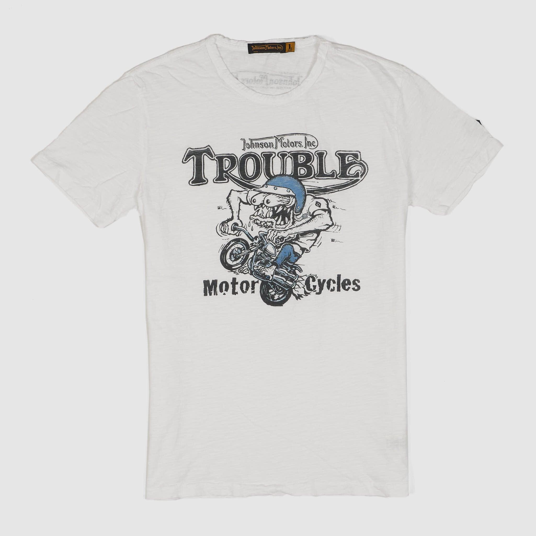 Johnson Motors Trouble MotorCycles T-Shirt