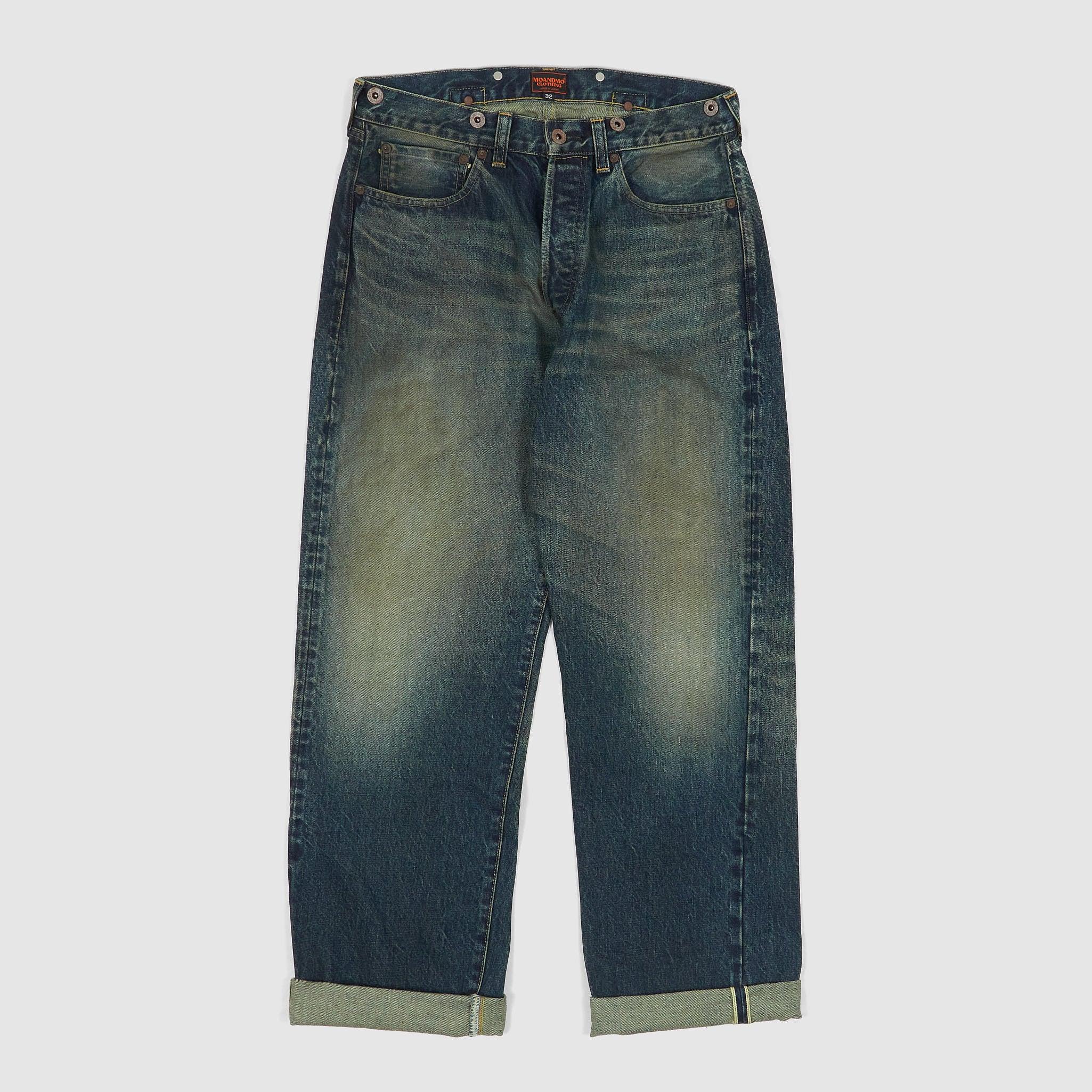 Moandmo® 5 Pocket 1920's Inspired Straight Leg Denim