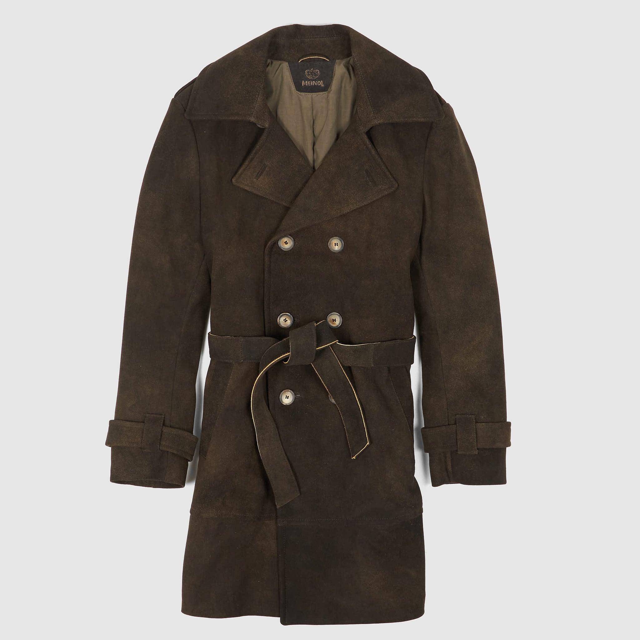 "Holmes" Deer Skin Leather Coat