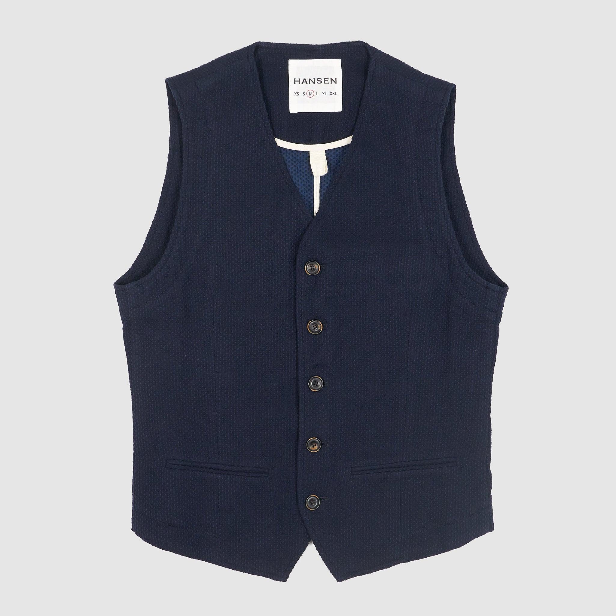 Sashiko Waistcoat Vest