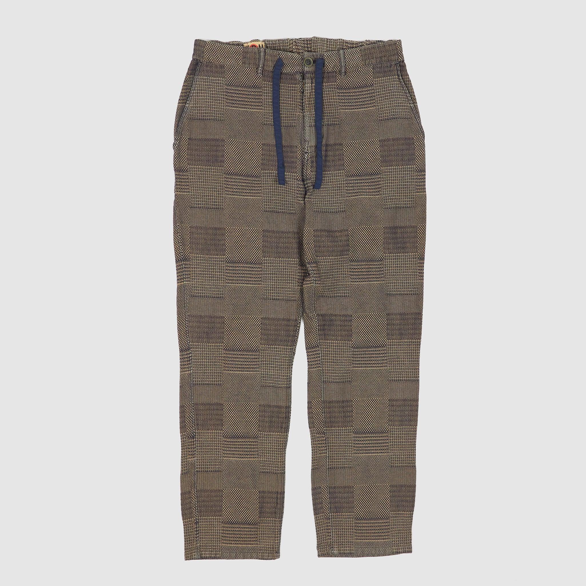 Jaquard Indigo Pants