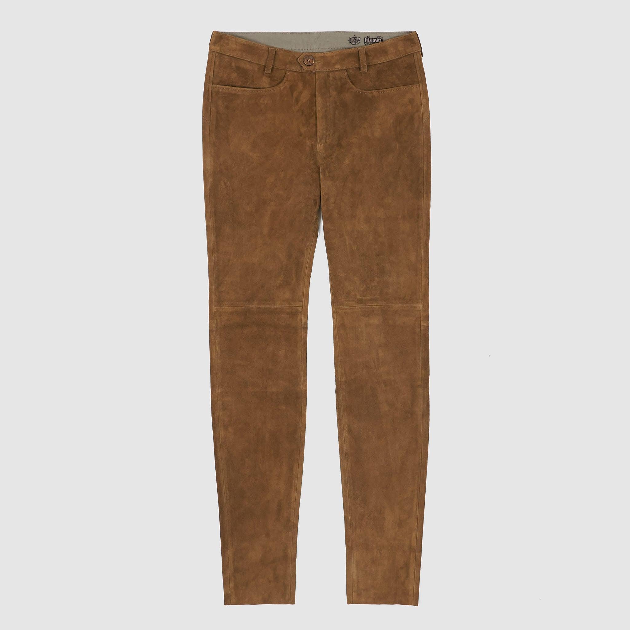 Ladies Slim Fitted Leather Pants