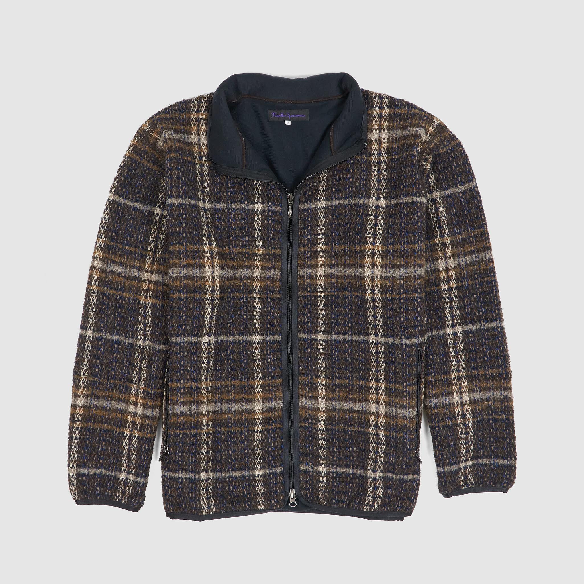 Japan Piping Plaid Tweed Jacket