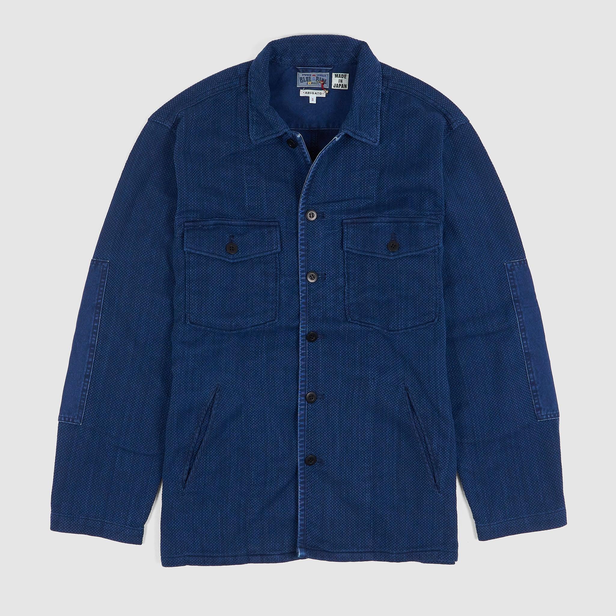 Kasezome Sashiko Fatigue Overshirt Jacket