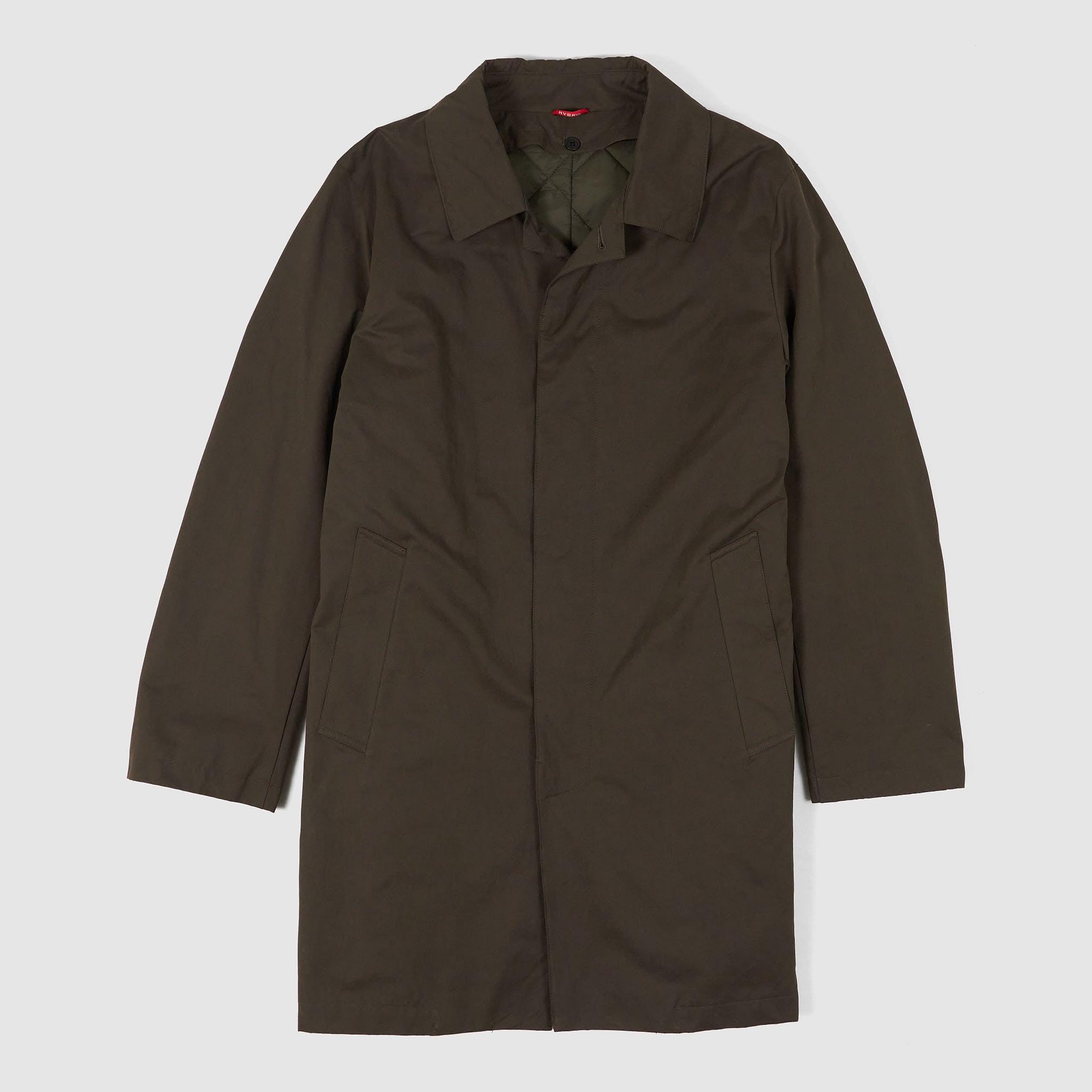 Classic Cotton Blend Trench Coat Detachable Liner
