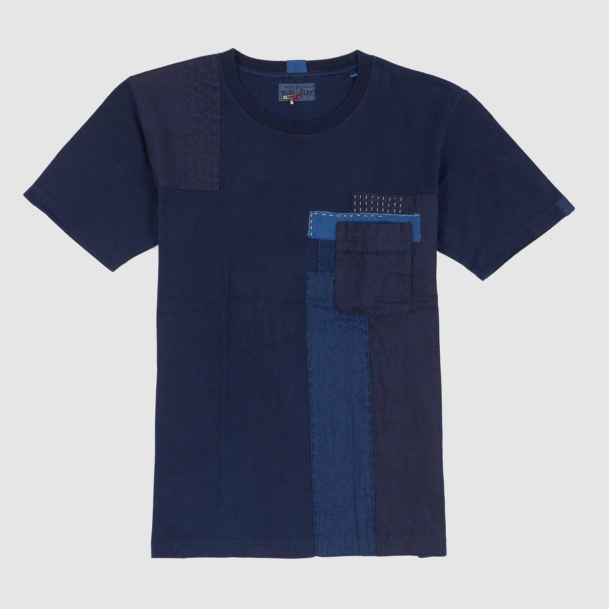 Nenrin Patchwork One Pocket T-Shirt