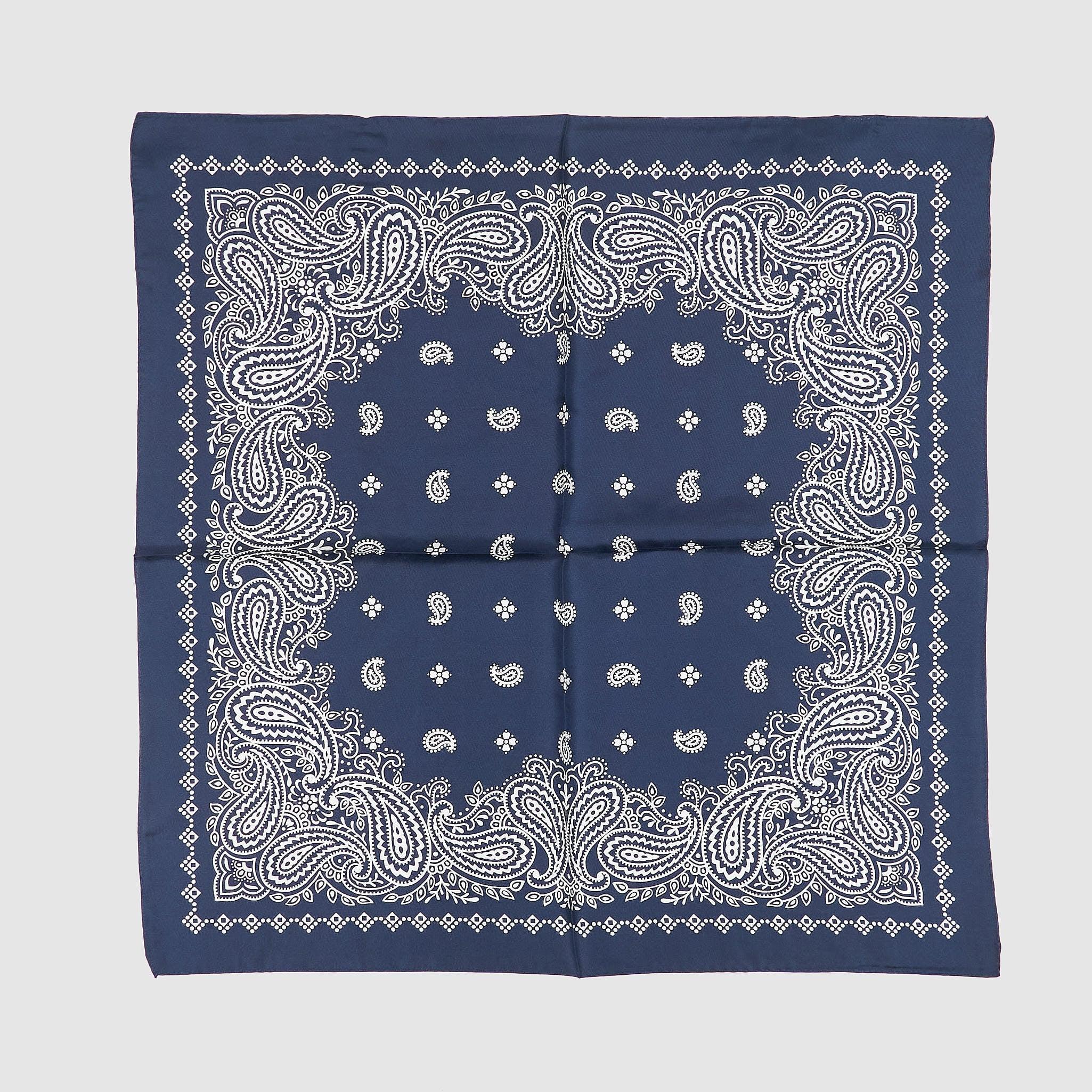 Anonymous Selvage Paisley Silk Bandana
