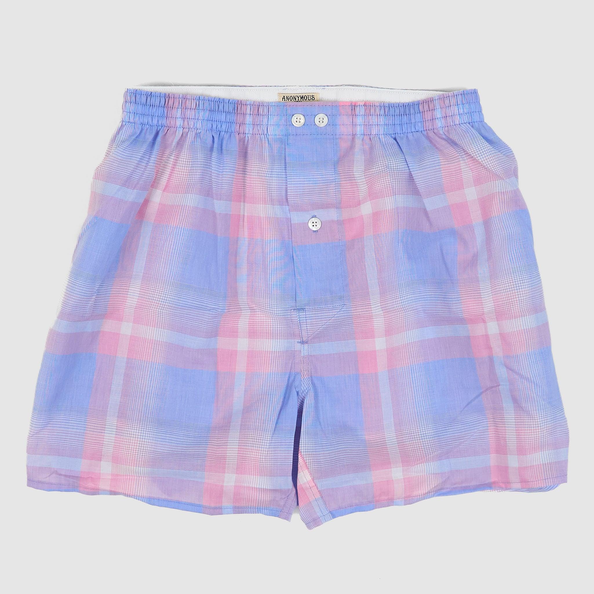 Fine Plaid Pattern Boxers