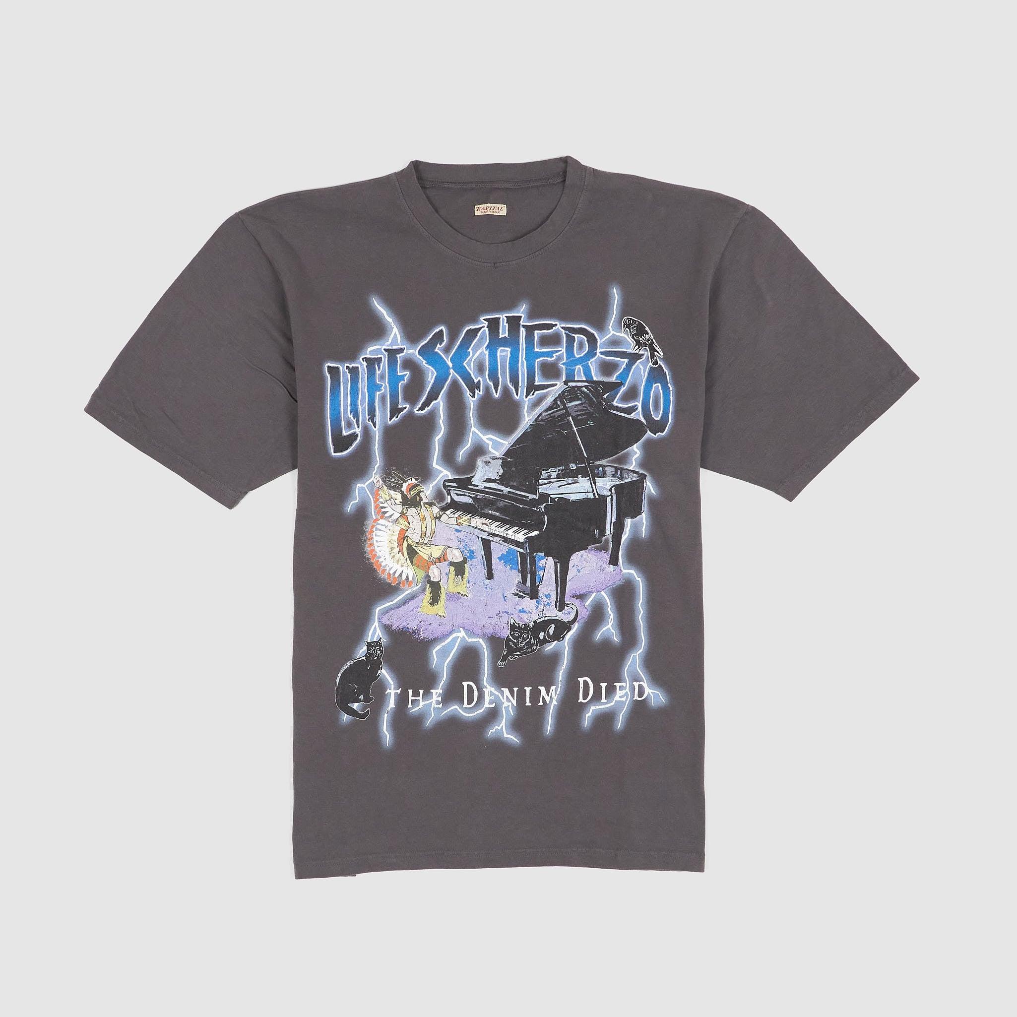 Lightning Piano Crew Neck T-Shirt