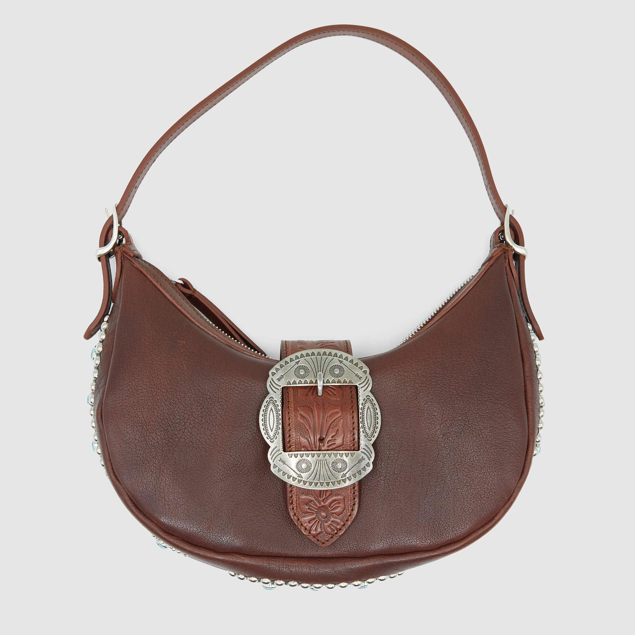 Ladies Moustache Leather Bag