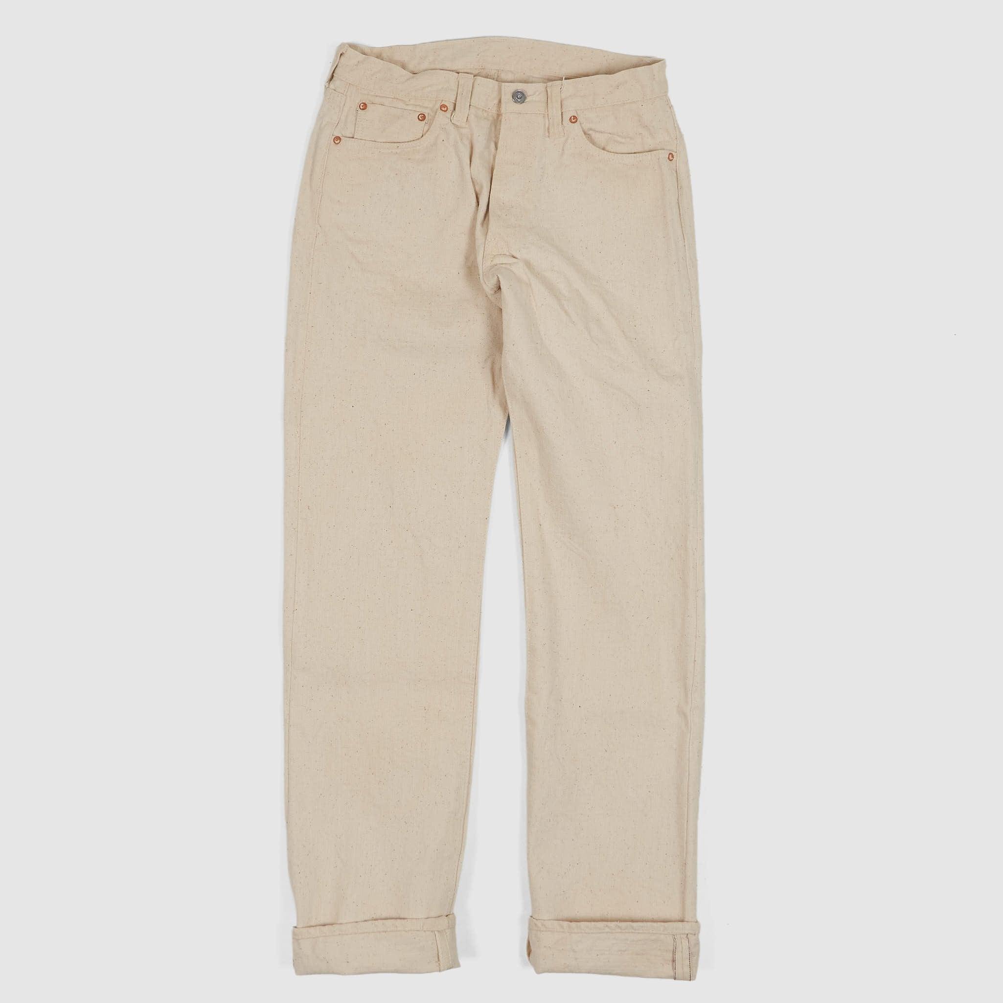 5P Selvage Natural Denim Cotton Project 18oz