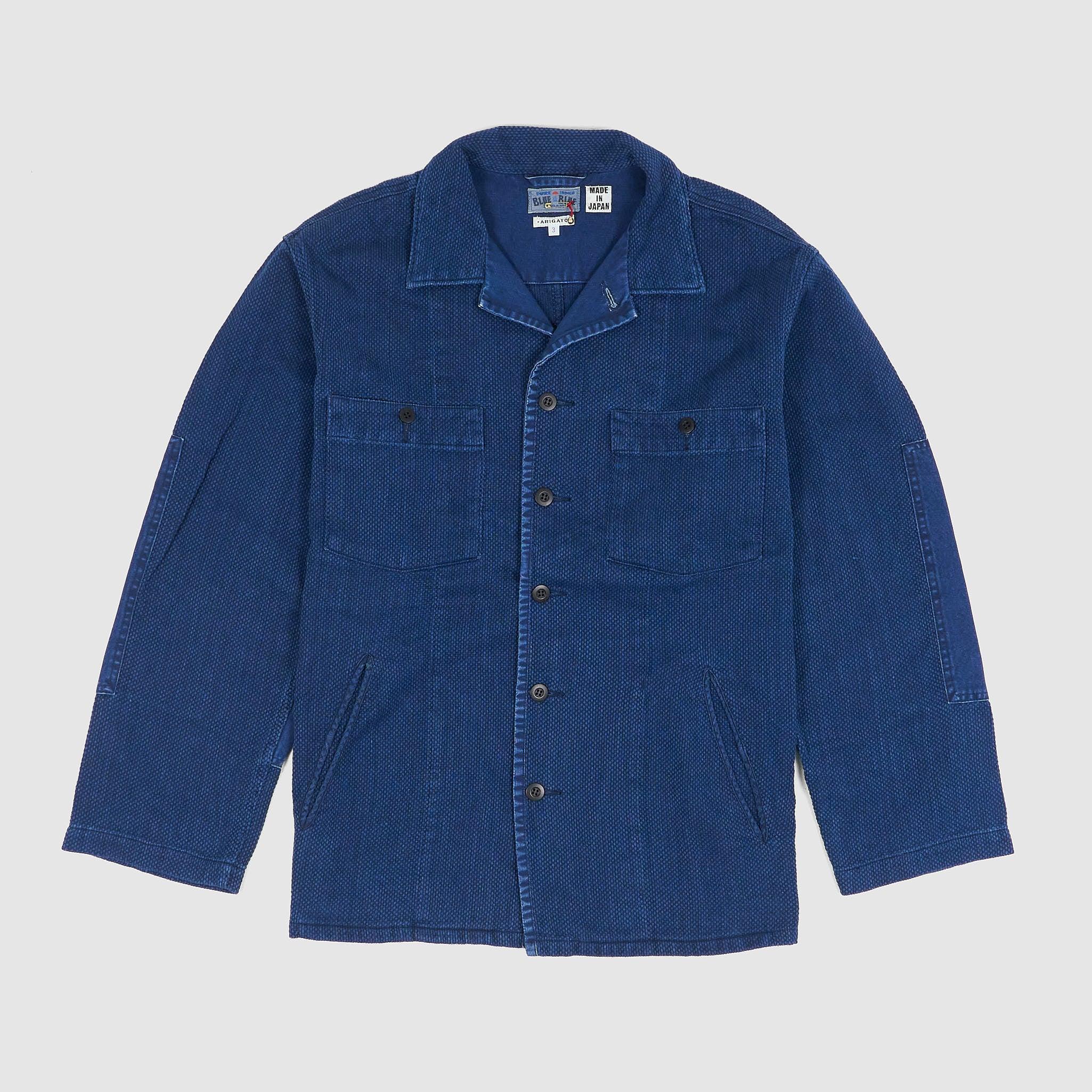Kasezome Sashiko Fatigue Overshirt Jacket