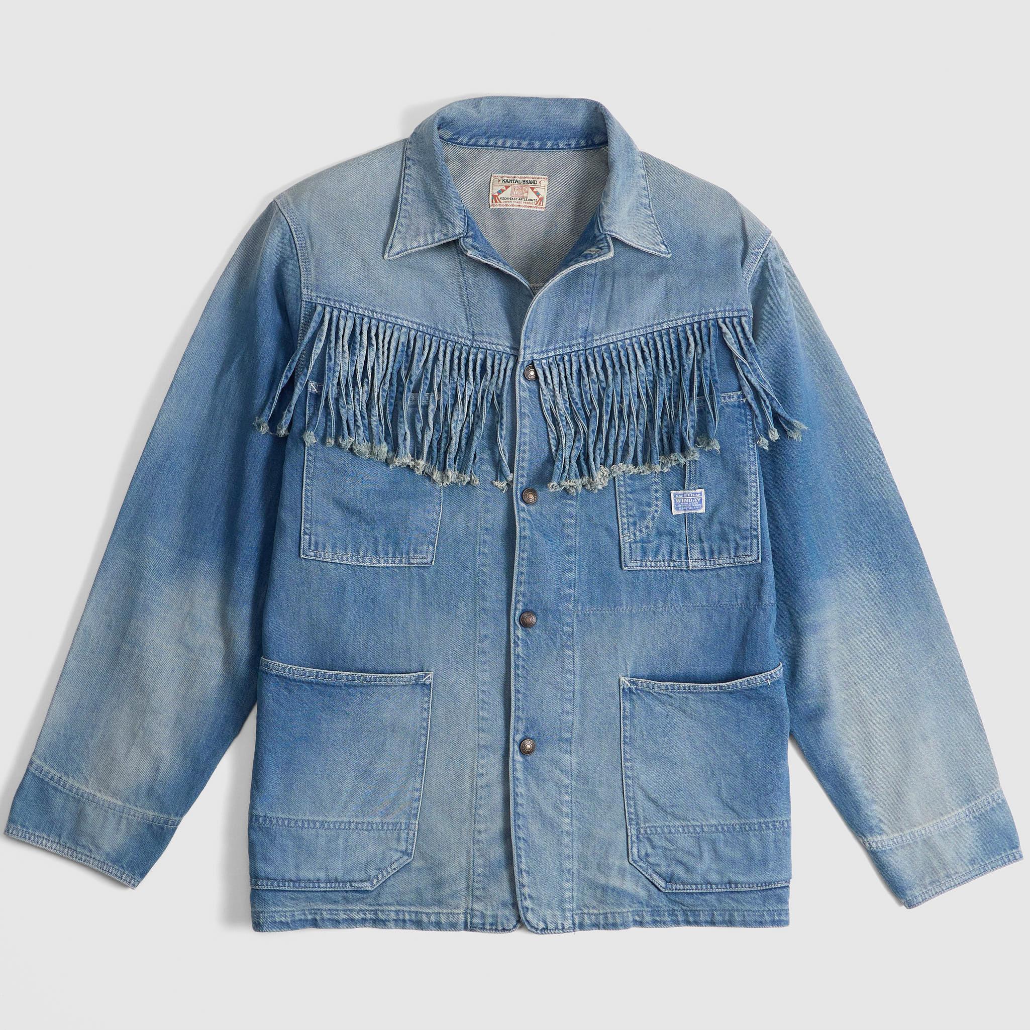 11.5oz Denim Fringe Chore Jacket