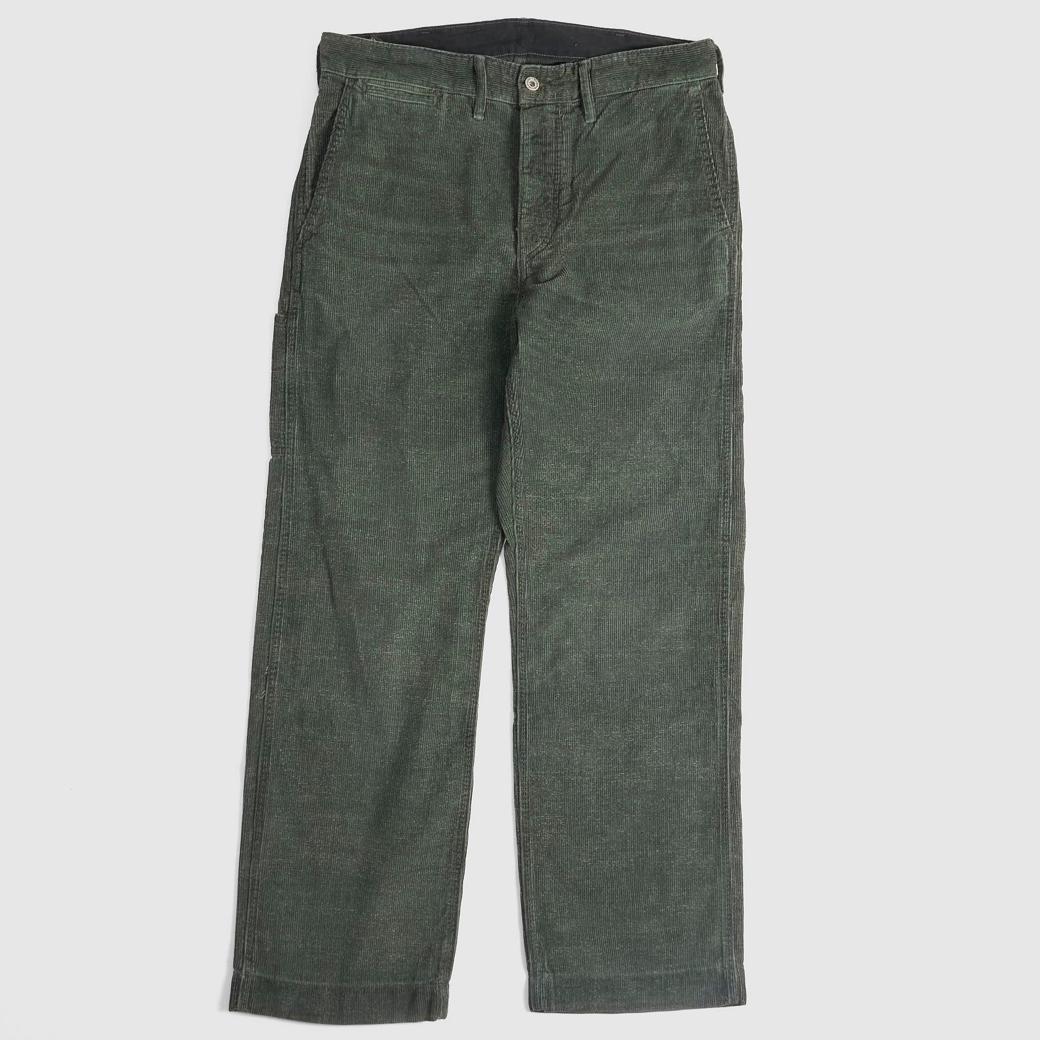 Flat Front Empire Corduroy Pants