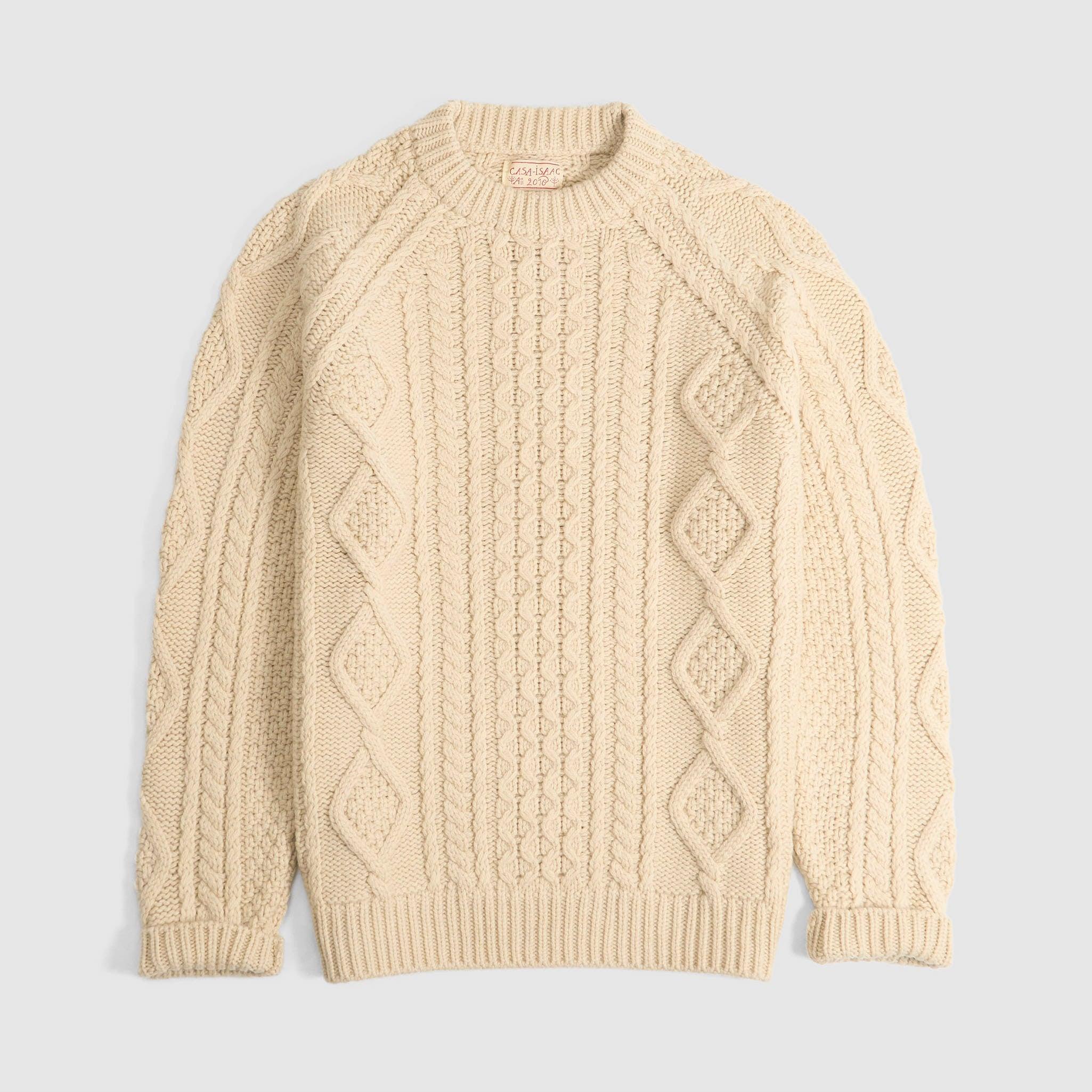Crew Neck Wool Cashemere Blend Jumper