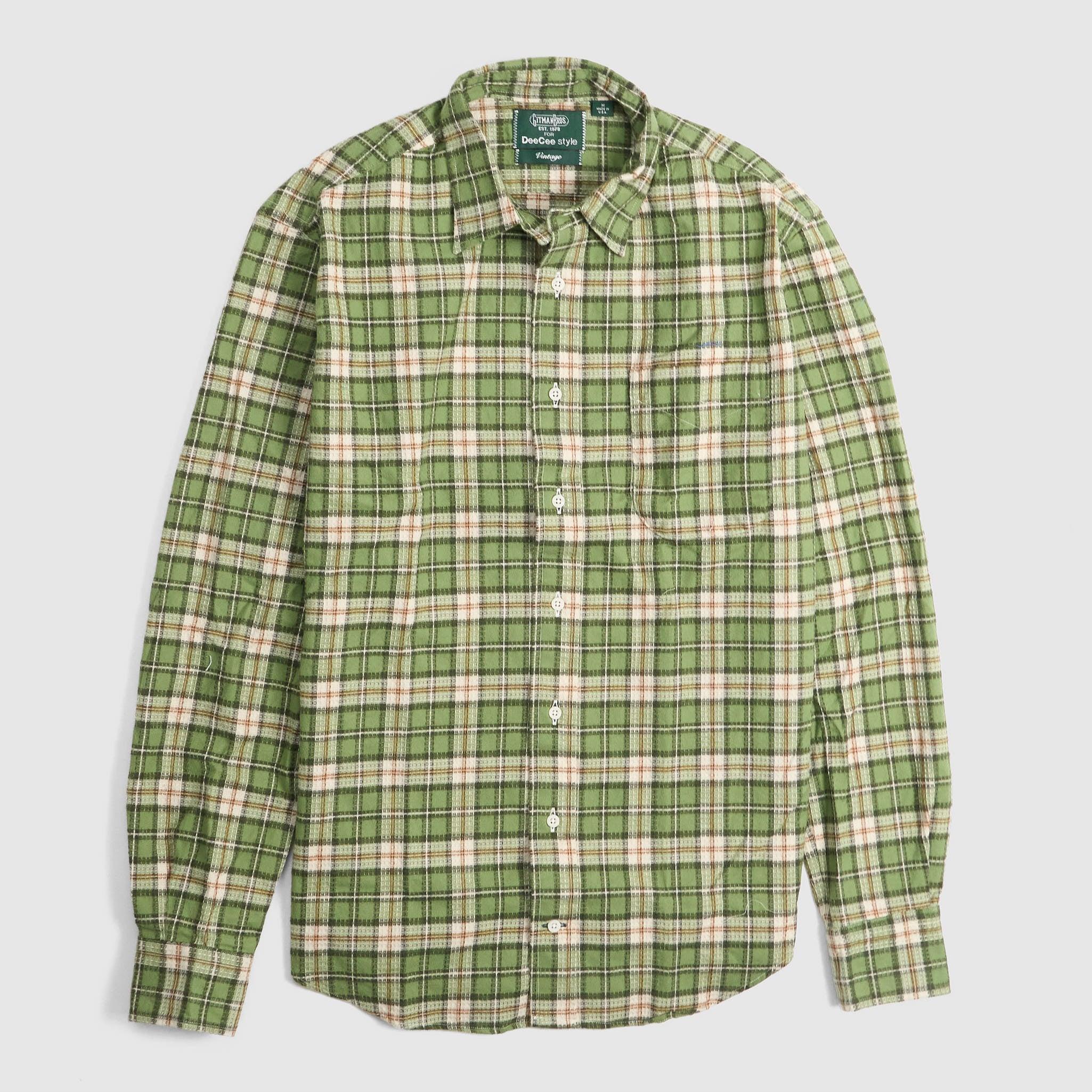 One Pocket Plaid Shirt