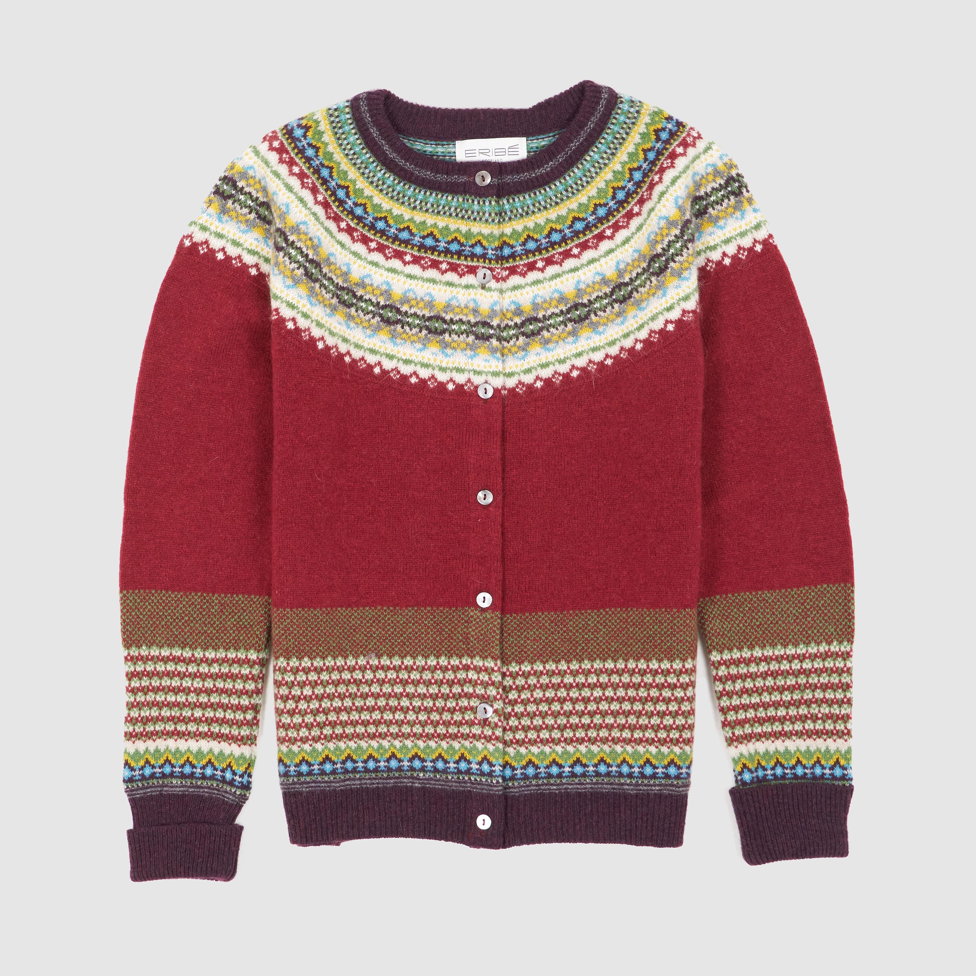 Eribé Ladies Knitted Wool Cardigan